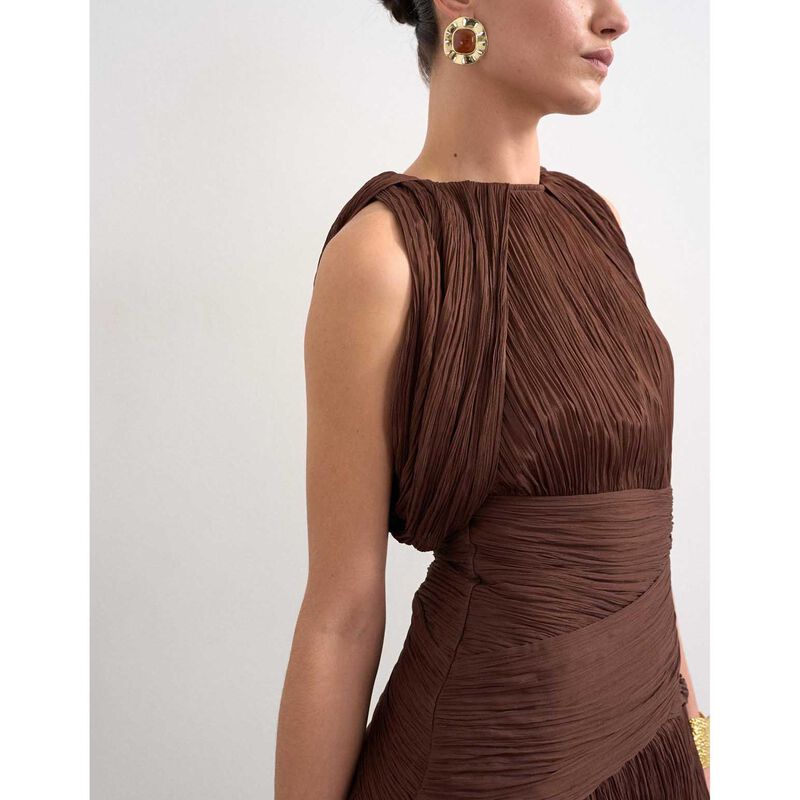 TOPSHOP Svea SS Drape Mini Dress image number 2
